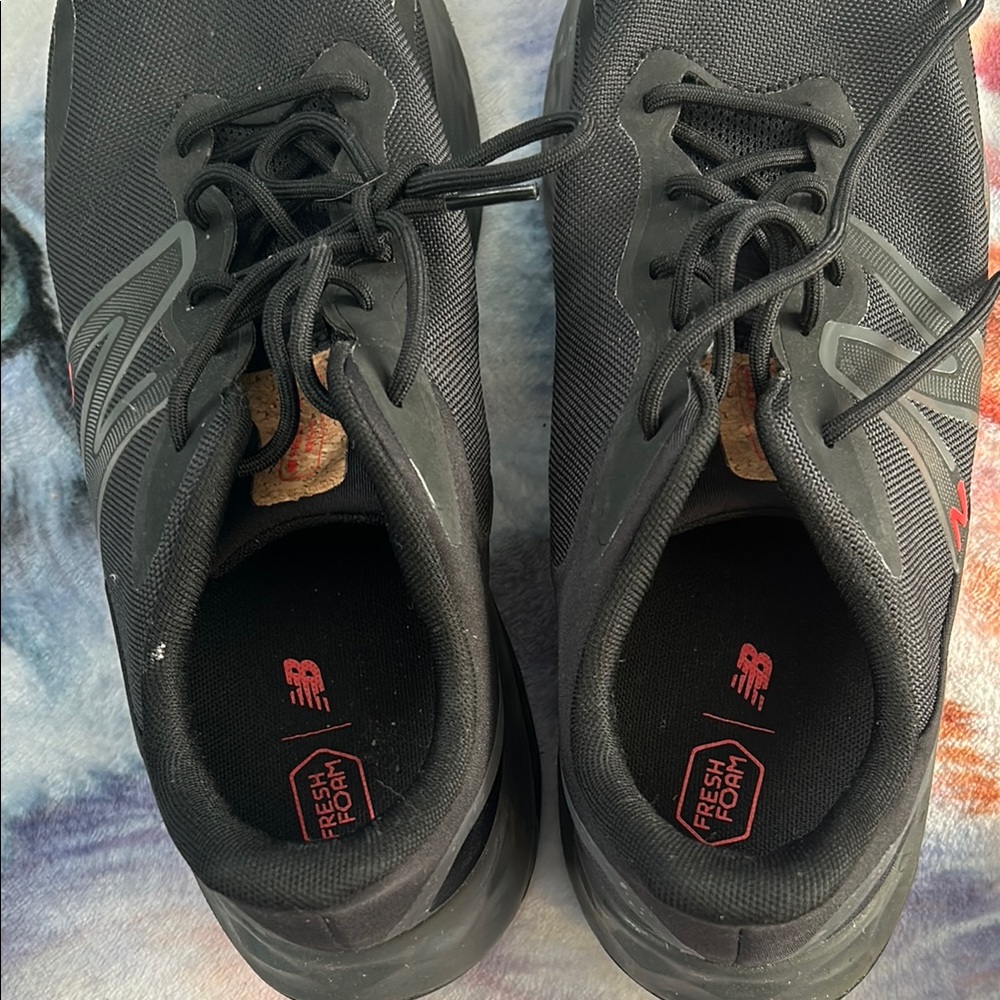 New Balance Black Sneakers Athletic Style